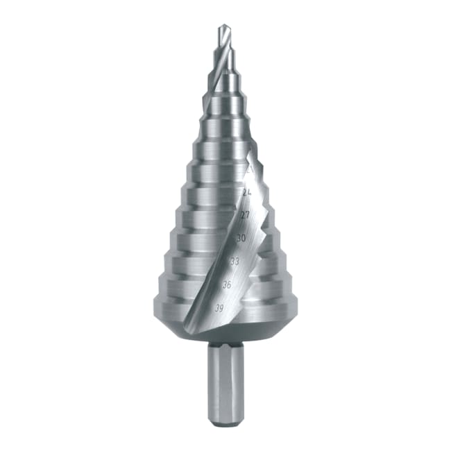 RUKO Step Drills HSS Spiral Fluted With Split Point No. 5