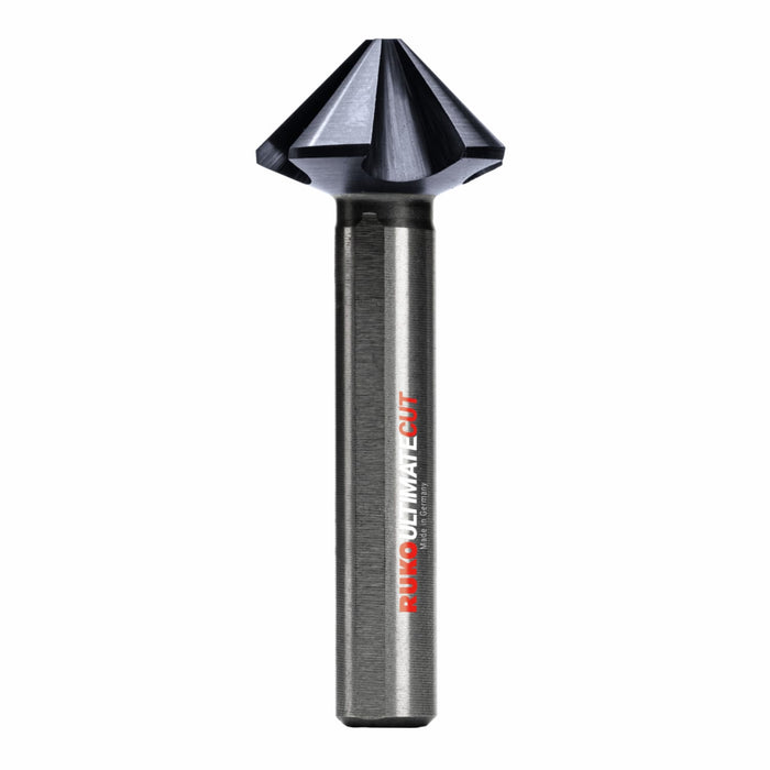 RUKO Ultimatecut Taper & Deburring Countersinker 4S HSS RUnaTEC DIN 355 90° Ø 12.4mm