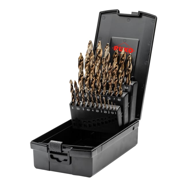 Dindrill Wholesale Ruko Ultimatecut Twist Drill Set DIN 338 Type FLOWSTEP® HSSE ...