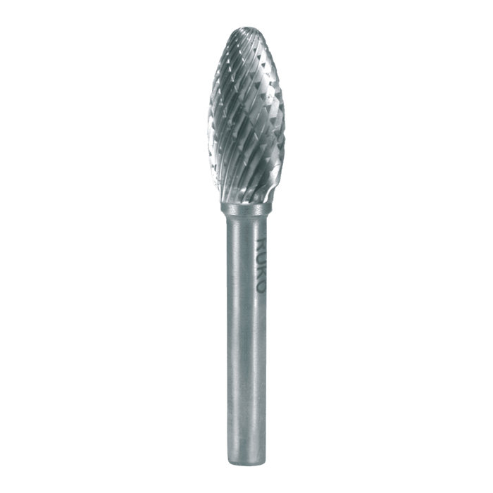 RUKO Tungsten Carbide Rotary Burr Shape H Flame (FLH) Ø 12.0mm