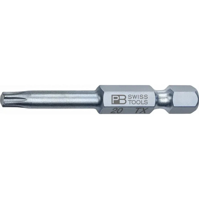 PB Swiss PrecisionBit Shape E 6.3 Torx TX20 3 Piece in Skin Pack