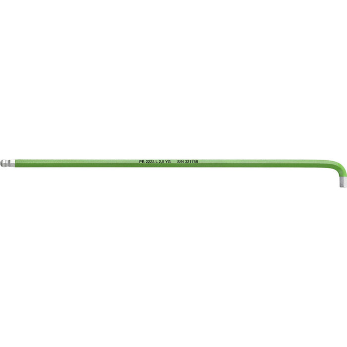 PB Swiss Rainbow 90°–100° Hex Ball End Key L-Wrenches Key (Various Sizes)