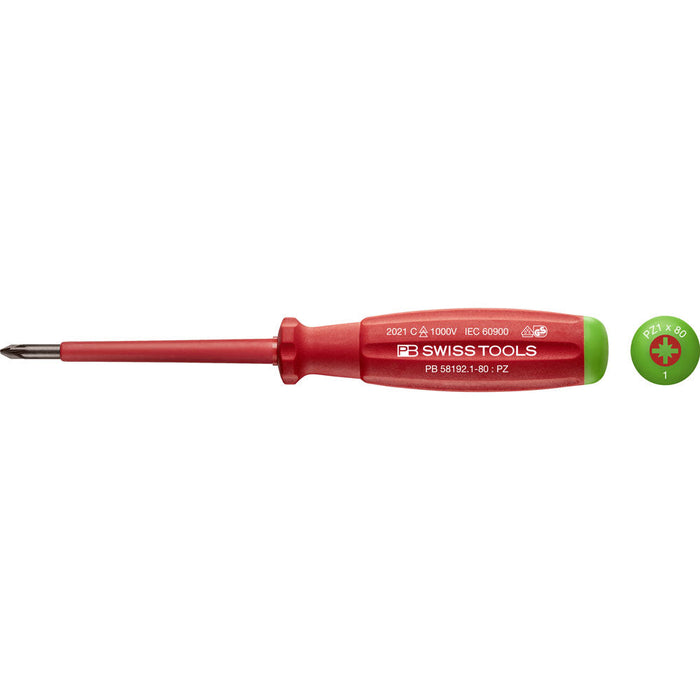PB Swiss 58192 SwissGrip VDE Pozi Screwdrivers
