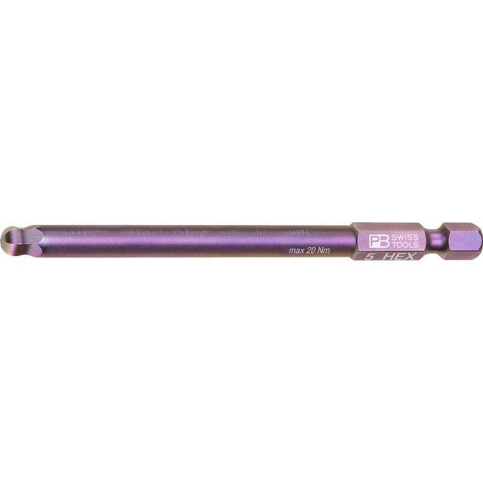 PB Swiss E6L 212L Hex Ball Point PrecisionBit 5mm