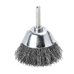 Lessmann Cup Brush 6mm Shank Dia 70mm Steel Wire STA Crimped 0.30mm
