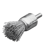 Lessmann End Brushes with 6mm Shank Dia 23mm Long 70mm Abrasive Nylon SIC K 180 High 25mm