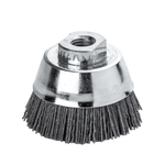 Lessmann Cup Brush Dia 65mm Abrasive Nylon Silicone Carbon Grain K 80 Thread M14