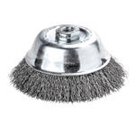 Lessmann Cup Brush Dia 65mm Steel Wire STA Crimped 0.35mm Thread M14