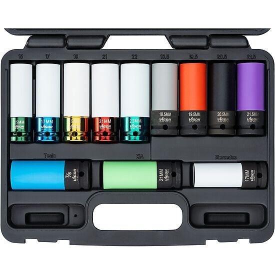 Vigor Impact Socket Set 12 Piece V6312/12