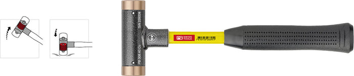 PB Swiss 308.24 Cu Copper Soft-Faced Dead-Blow Mallet 410g