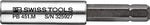 PB Swiss 451 M Universal Bit Holder Adaptor for Precision Bits C6.3 & E6.3 in Skin Pack