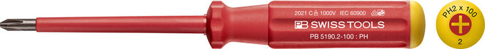 PB Swiss Classic VDE Phillips Screwdriver PH2 in Skin Pack