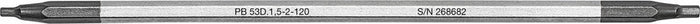 PB Swiss 53D.2.5-3-120 Interchangeable Blade for Hex Socket Screws