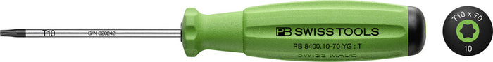 PB Swiss Torx TX10 SwissGrip Screwdriver Colour Coded