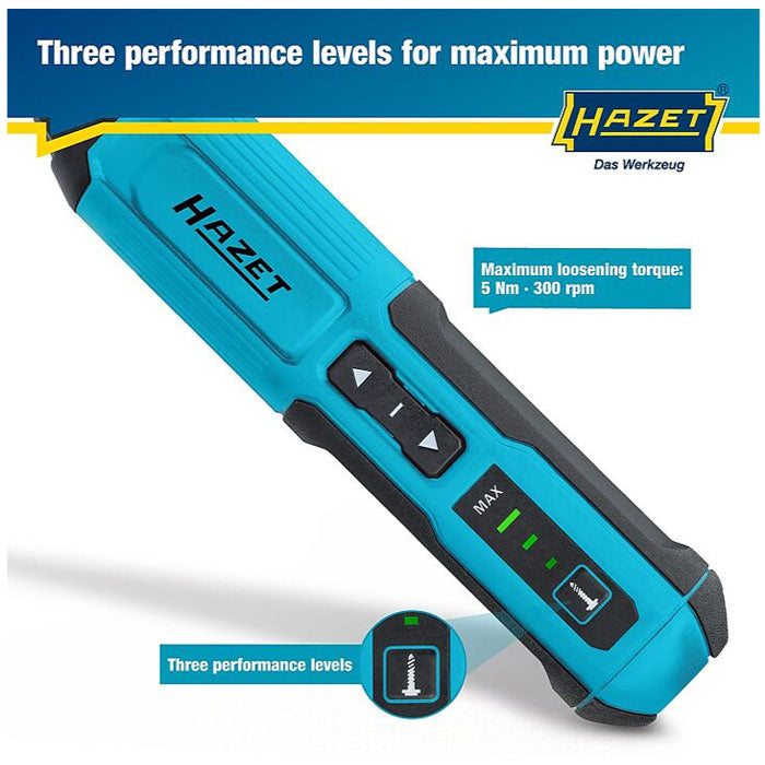 Hazet 1/4in Corldess Screwdriver 5Nm 9230B-2