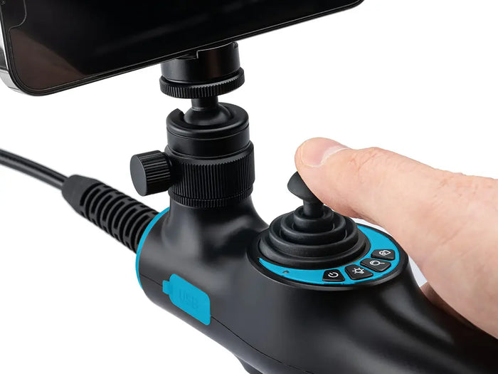 Hazet HD Video Boresope Set with 360° Swivelling Probe ⌀ 3.9mm 4812-24/4AF