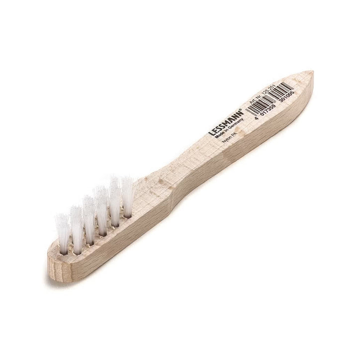 Lessmann Spark Plug Brush 150 x 15mm 3 x 5/6 Rows Transparent Nylon PA Straight 0.30mm