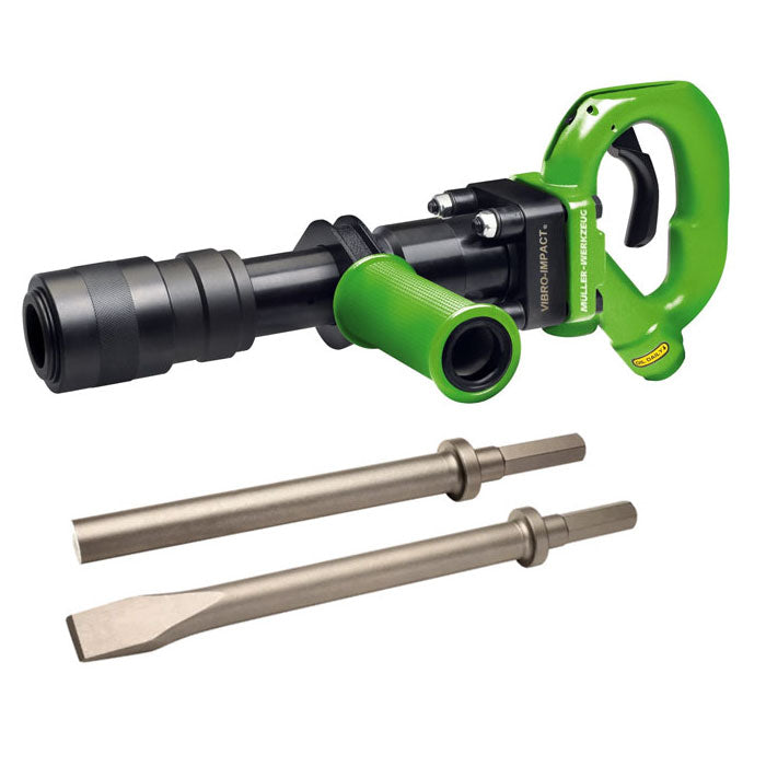 Mueller Heavy Duty VIBRO-IMPACT Air Hammer Kit with Flat Chisel & Pin Driver