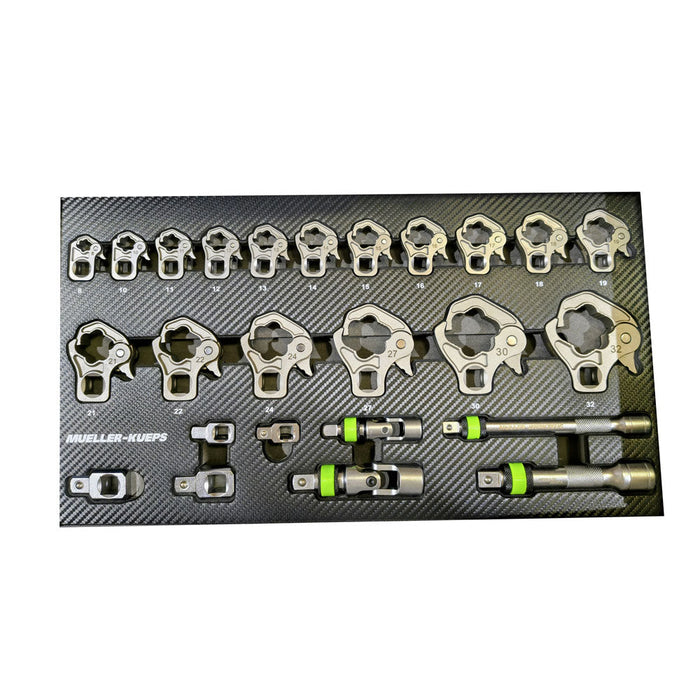 Mueller Ratchet Flare Nut Wrench Kit, 25 Pce