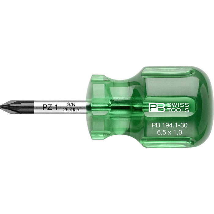 PB Swiss 194 Pozidriv Classic Stubby Screwdrivers