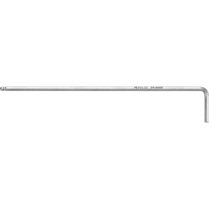 PB Swiss 212 L Key L-Wrench Long with Ball Point (Various Sizes)