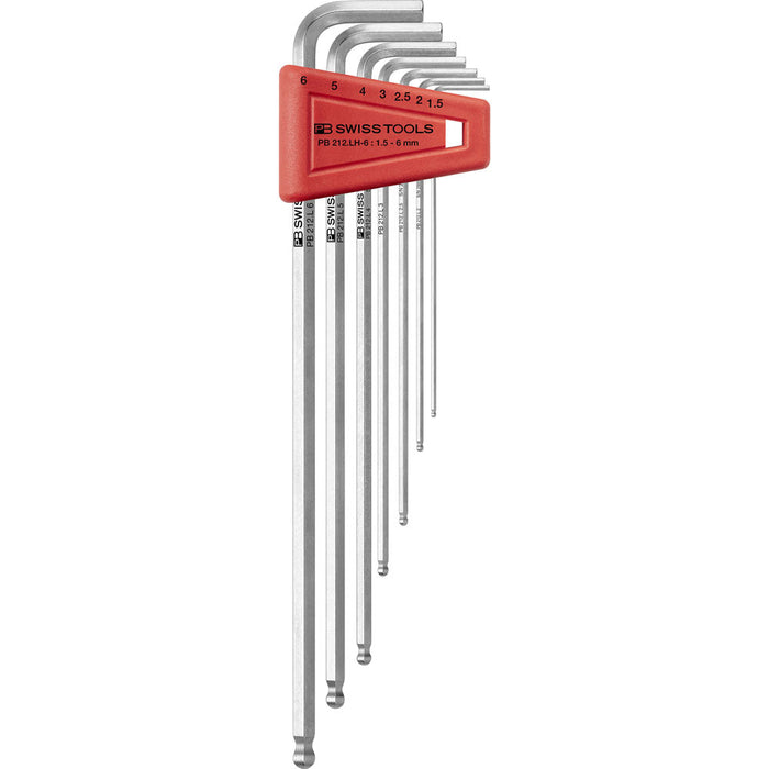 PB Swiss 7 Pce Metric Long Arm Ball End Hex Key Set (1.5-6mm)