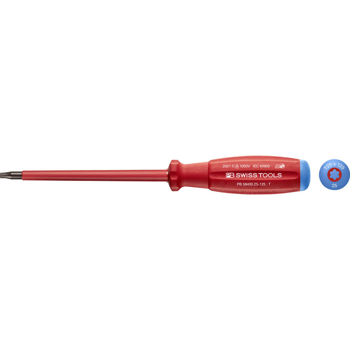 PB Swiss 58400 SwissGrip VDE Torx Screwdriver TX20 x 100mm