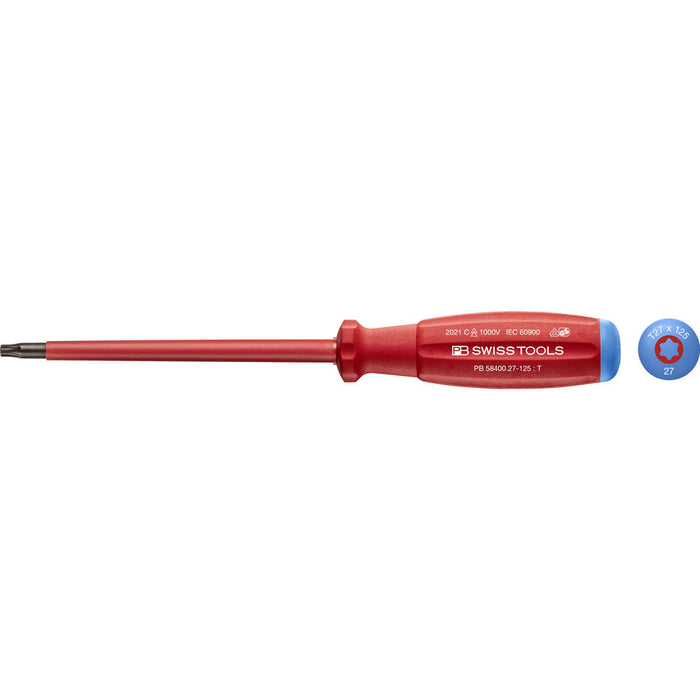 PB Swiss 58400 SwissGrip VDE Torx Screwdriver TX20 x 100mm