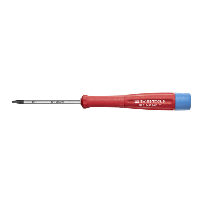 PB Swiss Electronics Torx Screwdriver with Turnable Head TX9 x 60mm