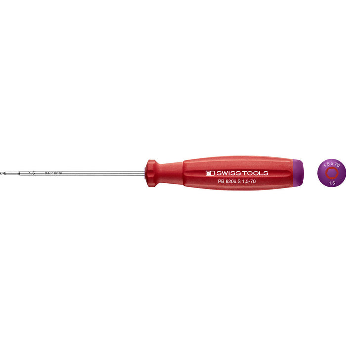 PB Swiss SwissGrip Hex Screwdrivers with Ball Point (Various Sizes)