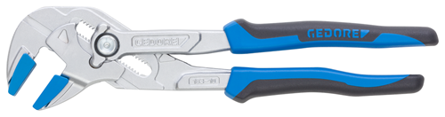 Gedore Plier Wrench 10in with 2 Component Handle Covers 183 10 JC