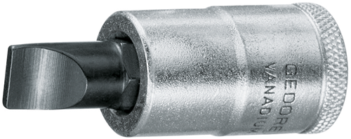 Gedore IS 19 Slotted Screwdriver Bit 1/2