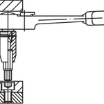 Gedore 2093 U-10 Reversible Ratchet 1/4