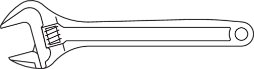 Gedore Adjustable Open Ended Spanner 8