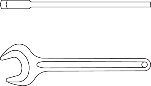 Gedore Single Open Ended Spanner 46mm 894 46
