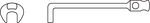 Gedore 3114 18mm Crowfoot Spanner