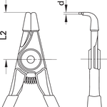 Gedore 8000-A 21 Circlip Pliers