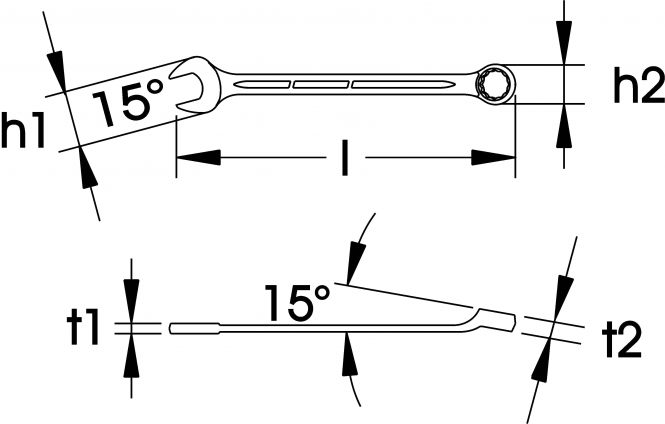 Elora 205-18mm Combination Spanner Metric