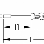 Elora Hexagon Nut Driver short 215-10mm