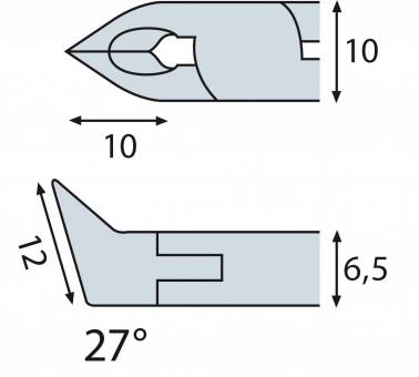 Elora Electronic Oblique Cutter ESD with fine bevel 4580-F E 2K