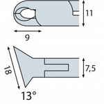 Elora Electronic Oblique Cutter ESD with fine bevel 4590-F E 2K