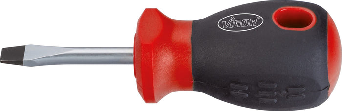 Vigor Slotted Screwdriver Short V1208 1 x 5.5mm