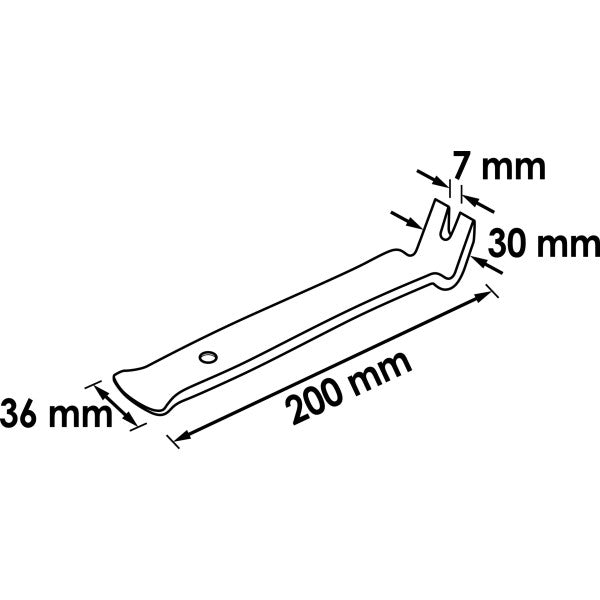 Vigor Release Lever and Clip Release Wide Angled on One Side V1371-1