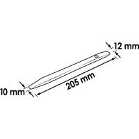 Vigor Release Lever Narrow and Blunt on Both Sides V1371-3