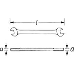 Vigor Double Open-End Spanner 6 x 7mm