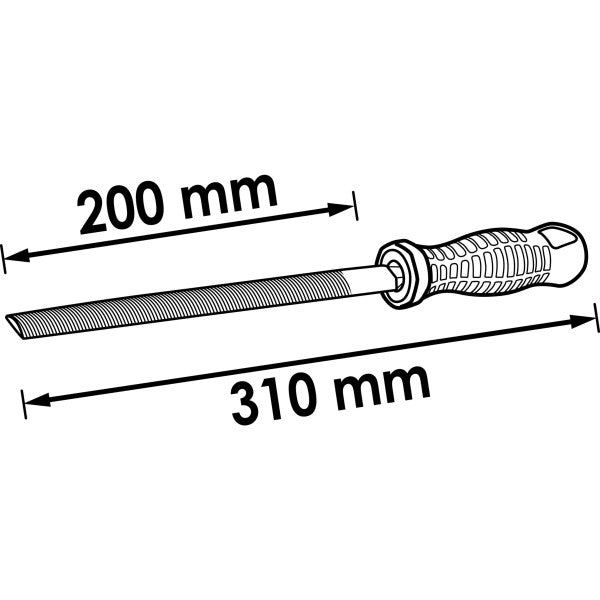Vigor Half-Round File V1790 310mm