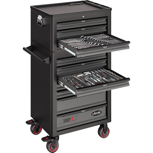 Vigor Tool Trolley Series L with Tool Chest - Empty V1970