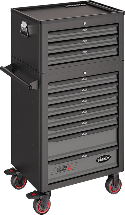 Vigor Tool Trolley Series L with Tool Chest - Empty V1970