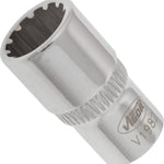 Vigor 1/4in Drive 9mm Socket with Multi-Purpose Profile V1982