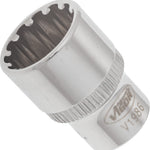 Vigor 1/4in Drive 13mm Socket with Multi-Purpose Profile V1986